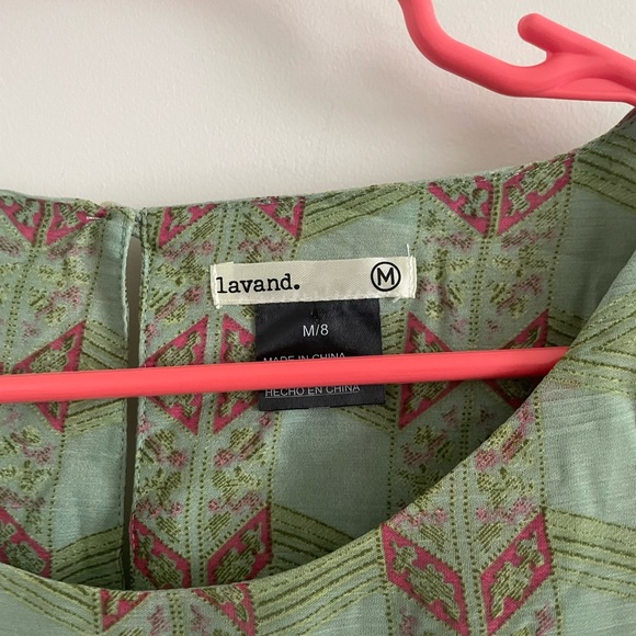 Brand New Anthropologie Lavand Mint Meadow Dress Size M - Picture 3 of 4